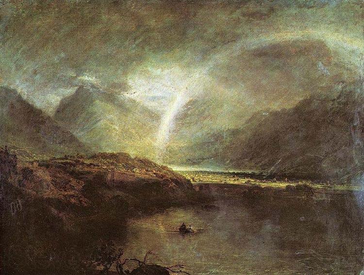 Joseph Mallord William Turner Buttermere Lake Spain oil painting art